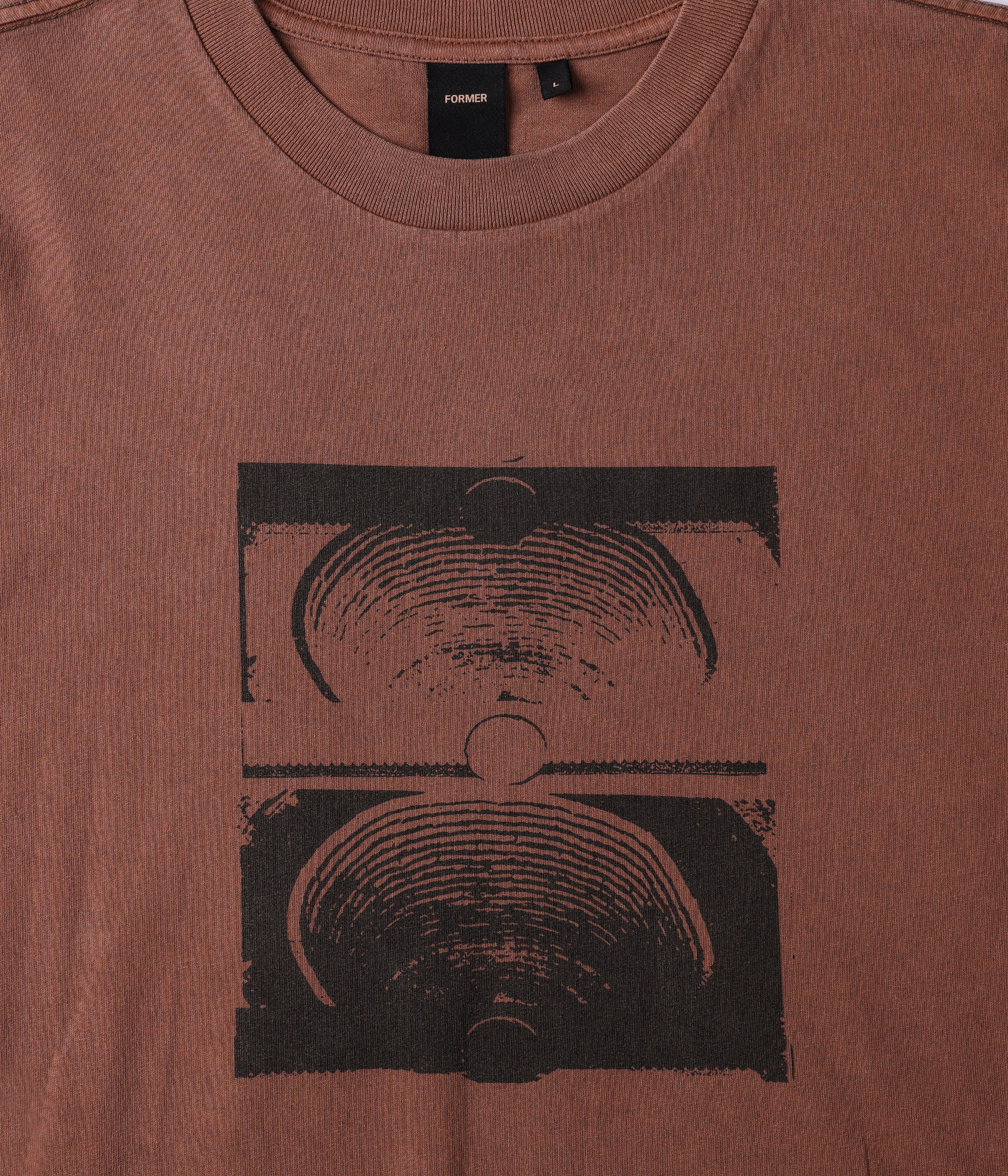 Former Crux Overdye T-Shirt in WASHED BARK