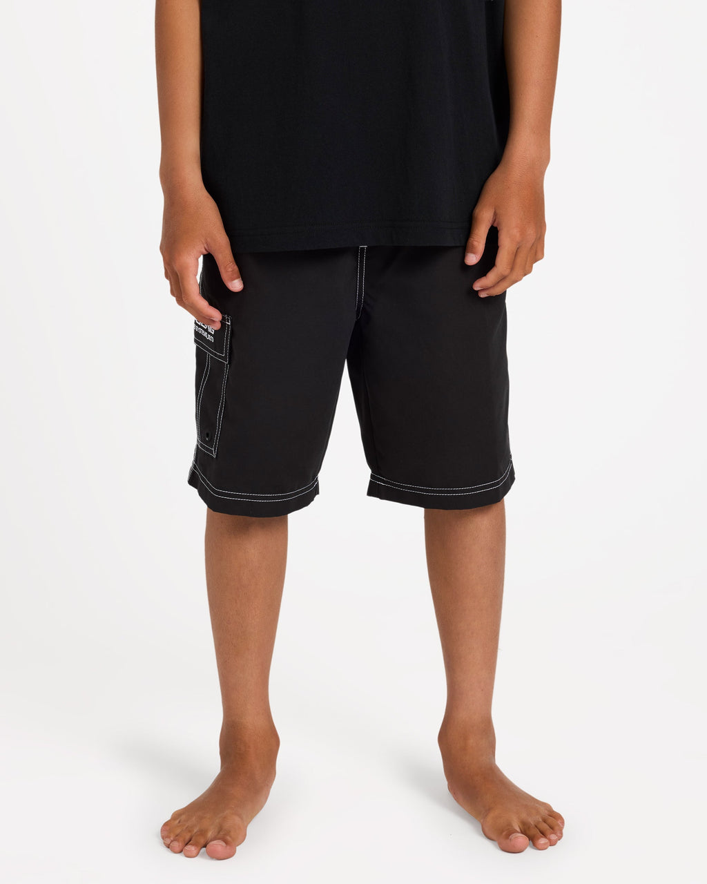 Billabong Boys 8-16 Throw On Boardshorts in Black