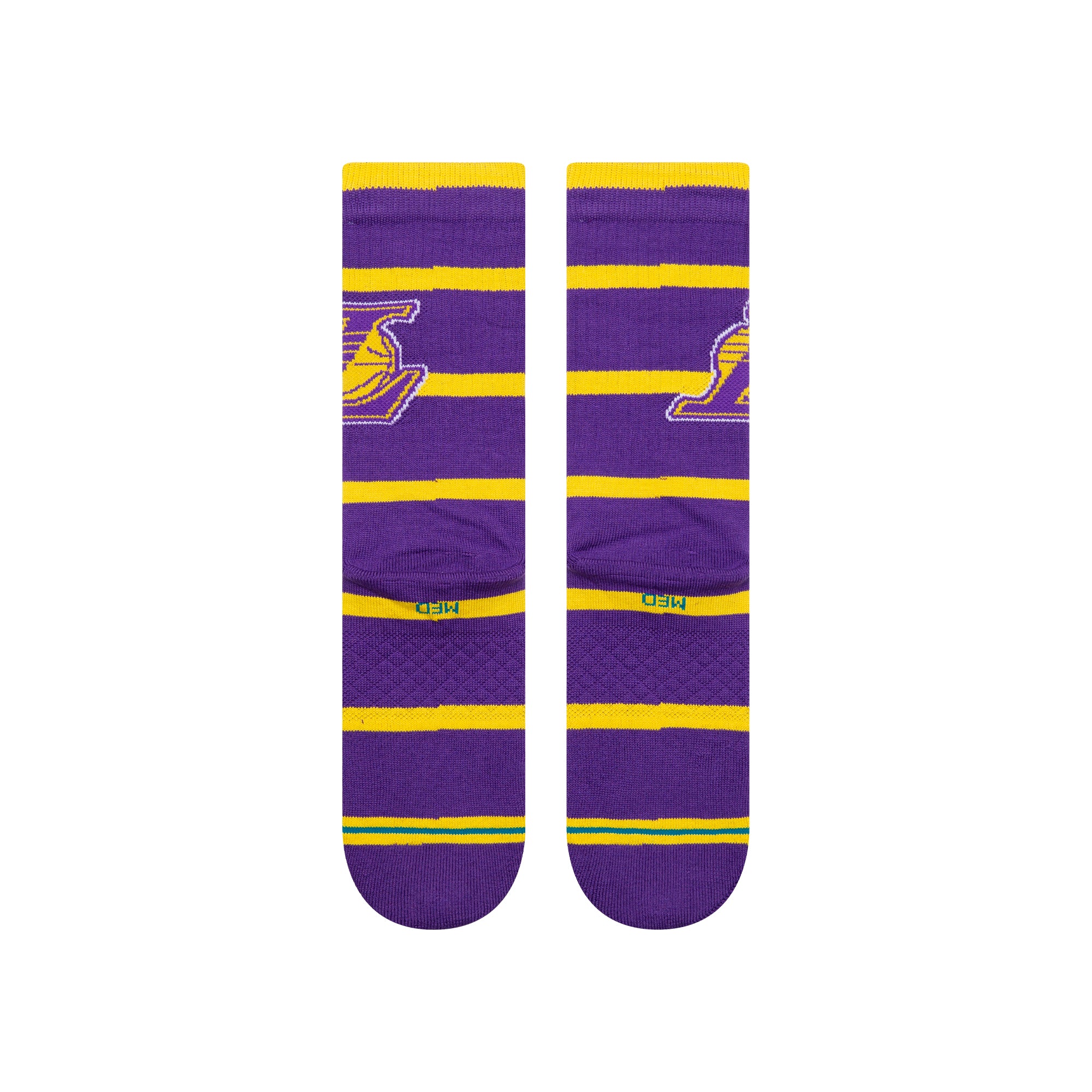 Stance PREP LA LAKERS CREW SOCKS CREW SOCKS in PURPLE