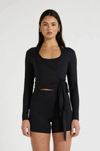 All Fenix Allfenix Cloudcore Lite Long Sleeve Wrap Top in Single