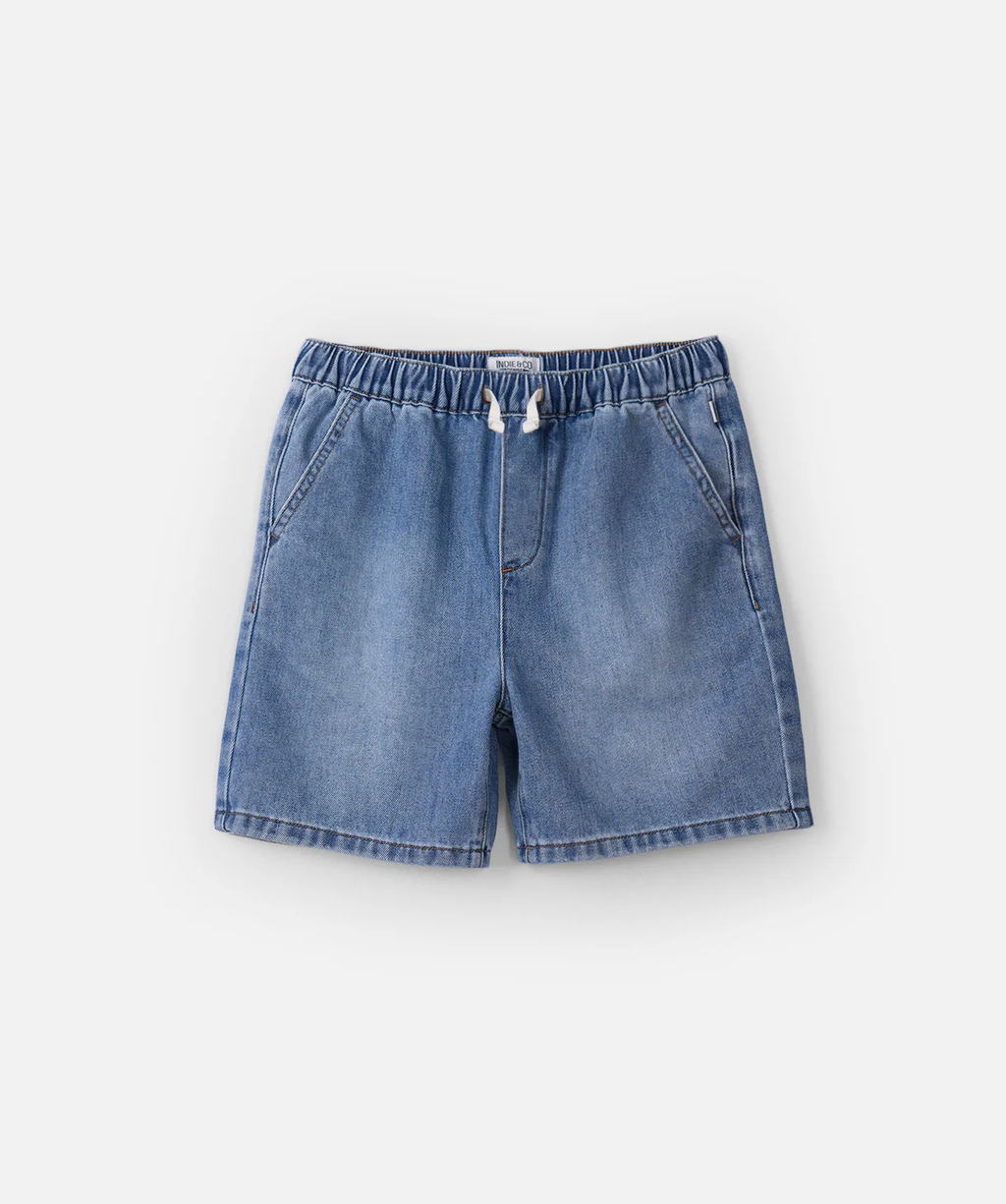 Industrie the porter denim short - DENIM in DENIM