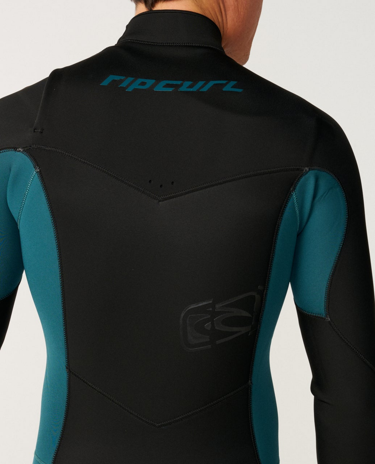 Rip Curl Mens Dawn Patrol 3/2 Chest Zip Wetsuit in Green