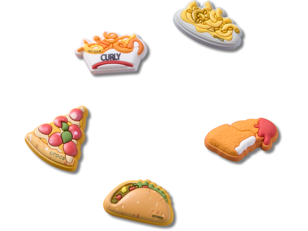 Crocs Favorite Foods 5 Pack in Single