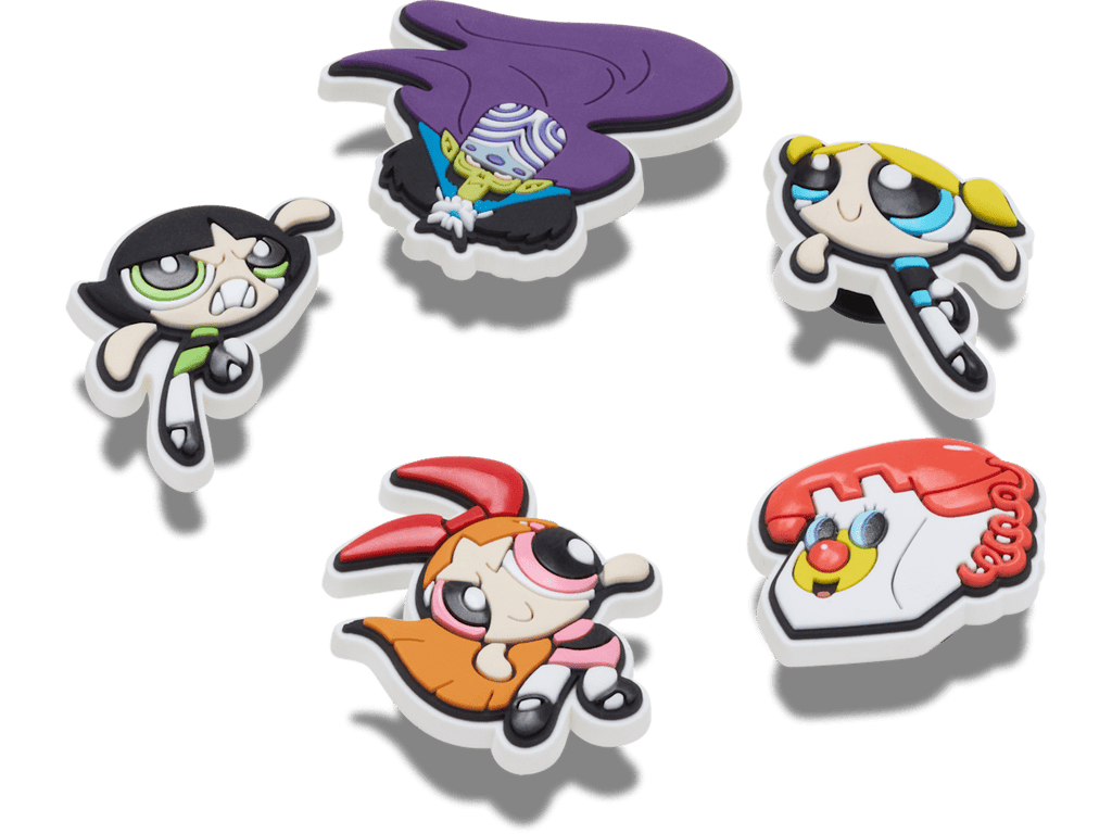 Crocs Powerpuff Girls 5Pck in Single