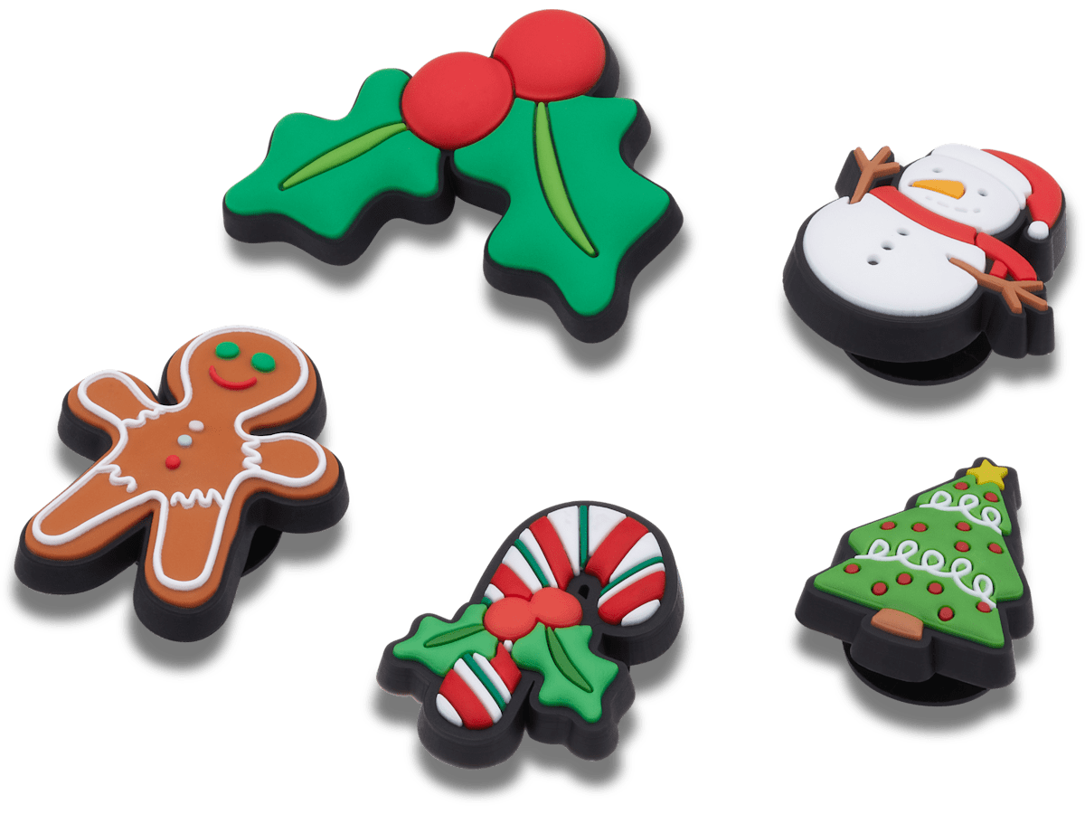 Crocs Iconic Christmas 5 Pack in Single