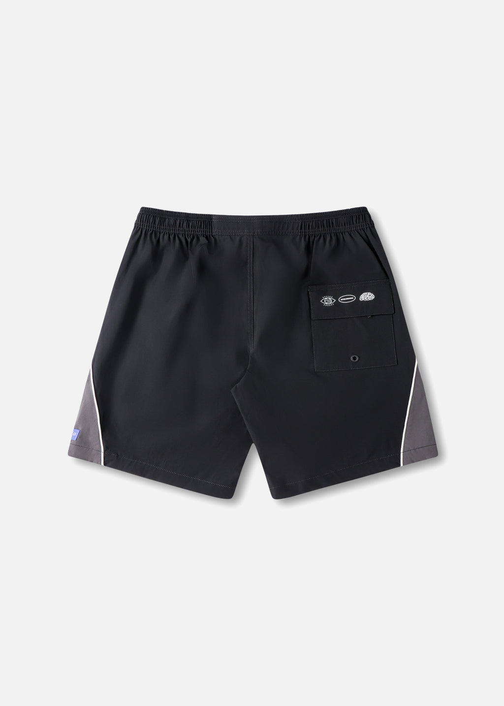 Rivvia Projects Daily Ride 19 Short in BLACK CHARCOAL