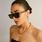 Le Specs ICEBERG + BLACK in KHAKI MONO POLARIZED