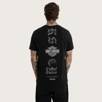 Kiss Chacey Carve Dual Curved Tee in Jet Black