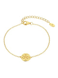 Malakai The Label Sand Dollar Bracelet in 18k Gold in Default Title