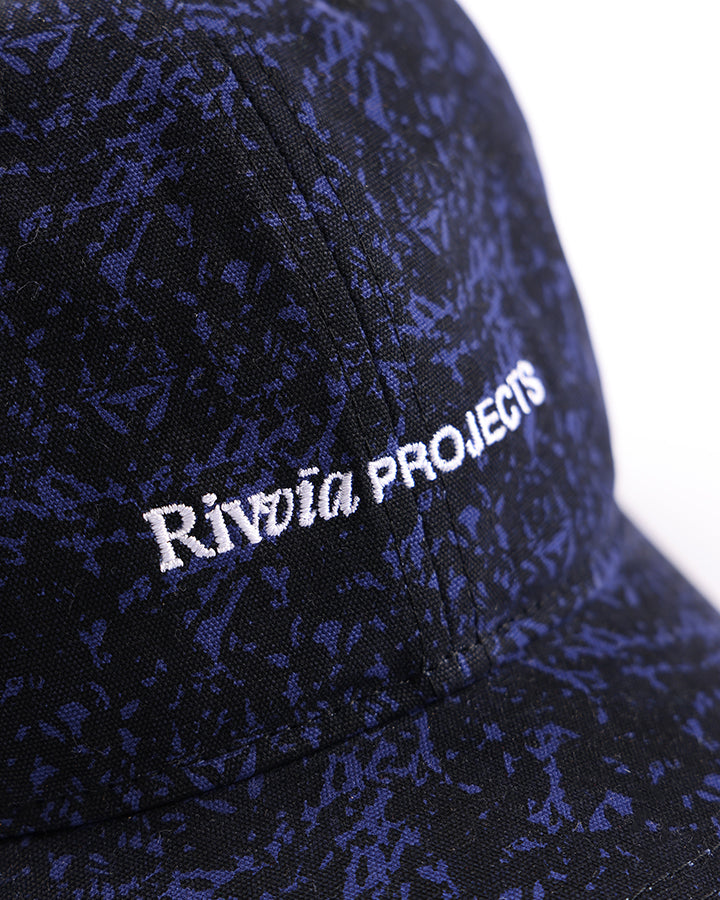 Rivvia Projects Decorative Cap in BLUE BLACK