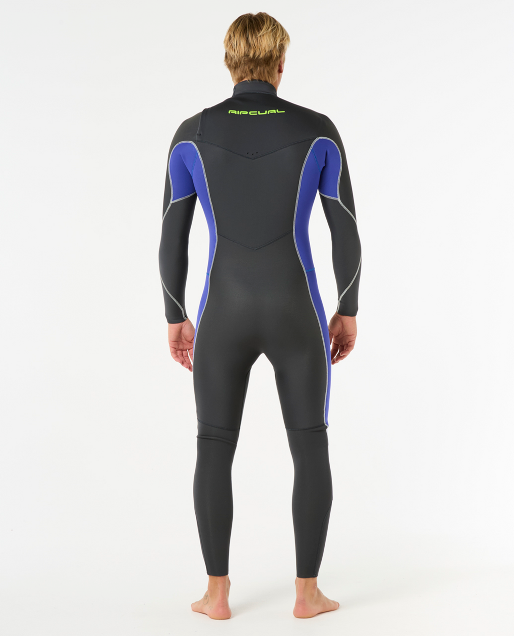 Rip Curl Mens Dawn Patrol 3/2 Chest Zip Wetsuit in Wild Berry