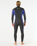 Rip Curl Mens Dawn Patrol 3/2 Chest Zip Wetsuit in Wild Berry