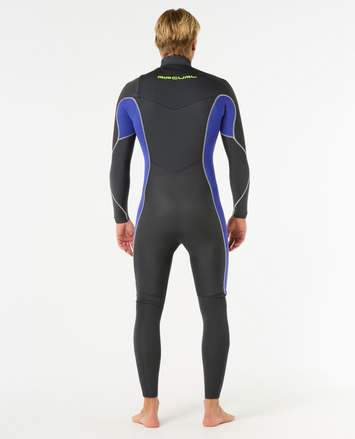 Rip Curl Mens Dawn Patrol 3/2 Chest Zip Wetsuit in Wild Berry