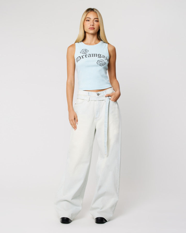 Abrand Jeans Dreamgaze Tank in Y2K BLUE