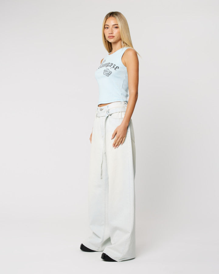 Abrand Jeans Dreamgaze Tank in Y2K BLUE