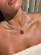 Malakai The Label Elce Beaded Necklace in Gold