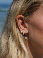 Malakai The Label Kauai Sun Big Hoops in Sterling Silver in Default Title