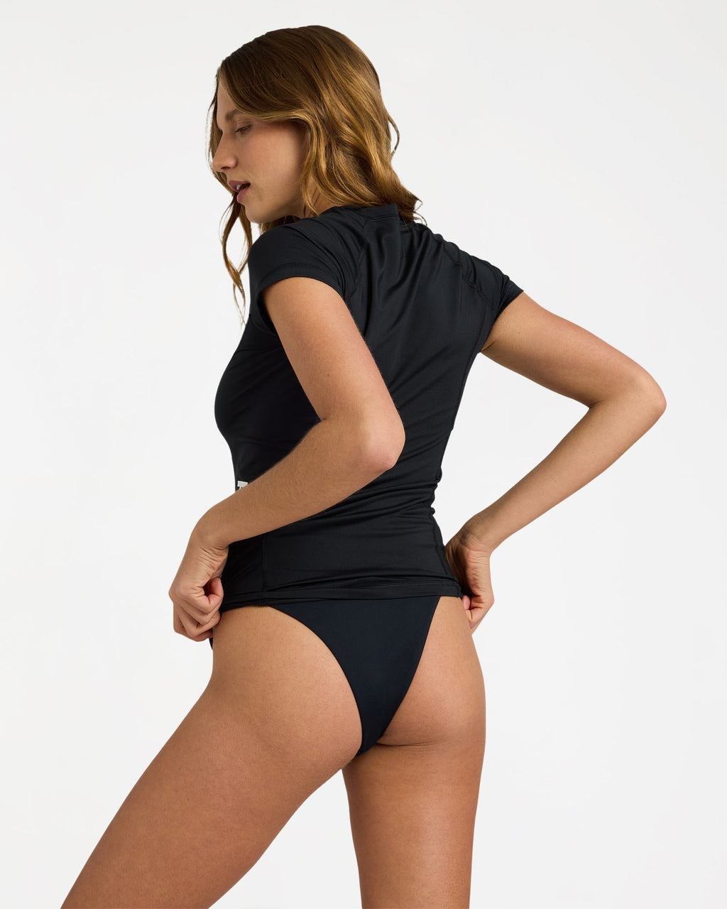 Roxy Womens Essentials Cs Rashguard in ANTHRACITE
