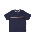 Billabong Mens Spec Ribbed T-Shirt in DUSTY INDIGO