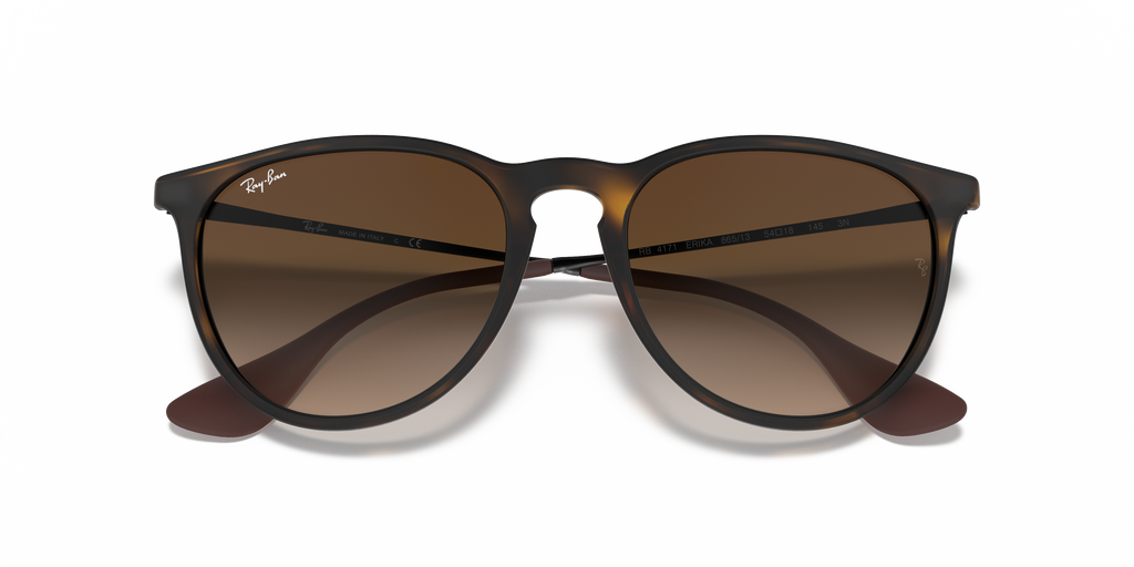 Ray-Ban® ERIKA RUBBER HAVANA BROWN GRAD in Rubber Havana