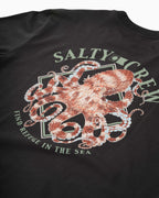 Salty Crew OCTOPOD CLASSIC SS TEE in VINTAGE BLACK
