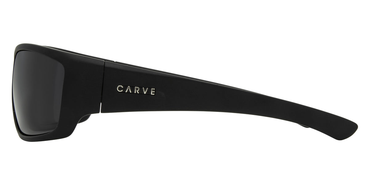 Carve Moray - Matte Black Frame with Grey Polarized Lens in Single