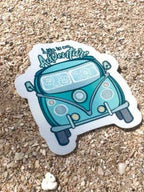 Trevena & Co Choose Adventure Kombi Van Vinyl Sticker in Single