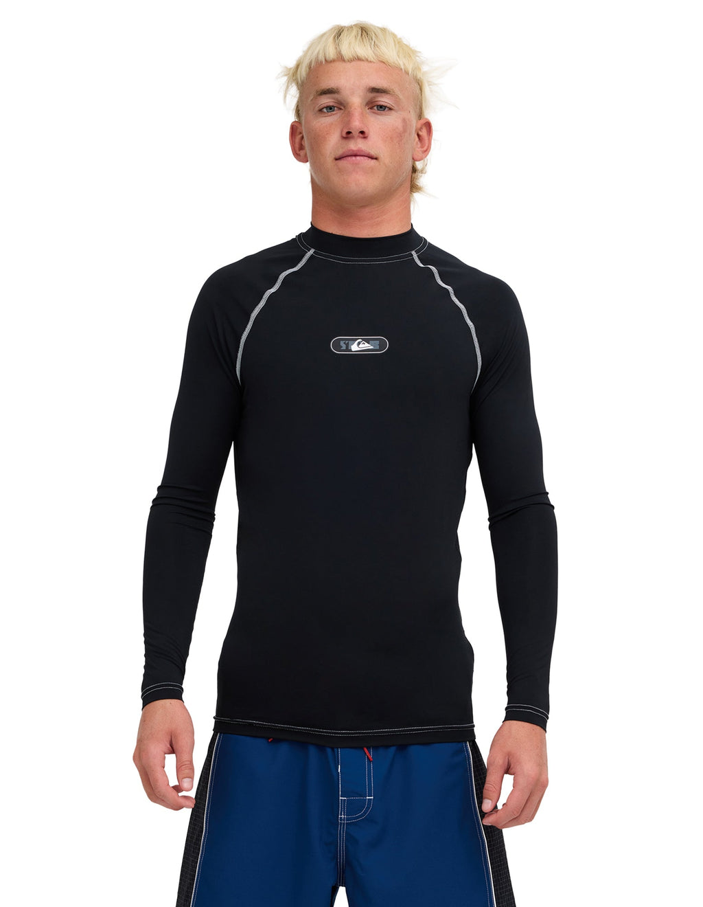 Quiksilver Stab Ls Rashie in Black