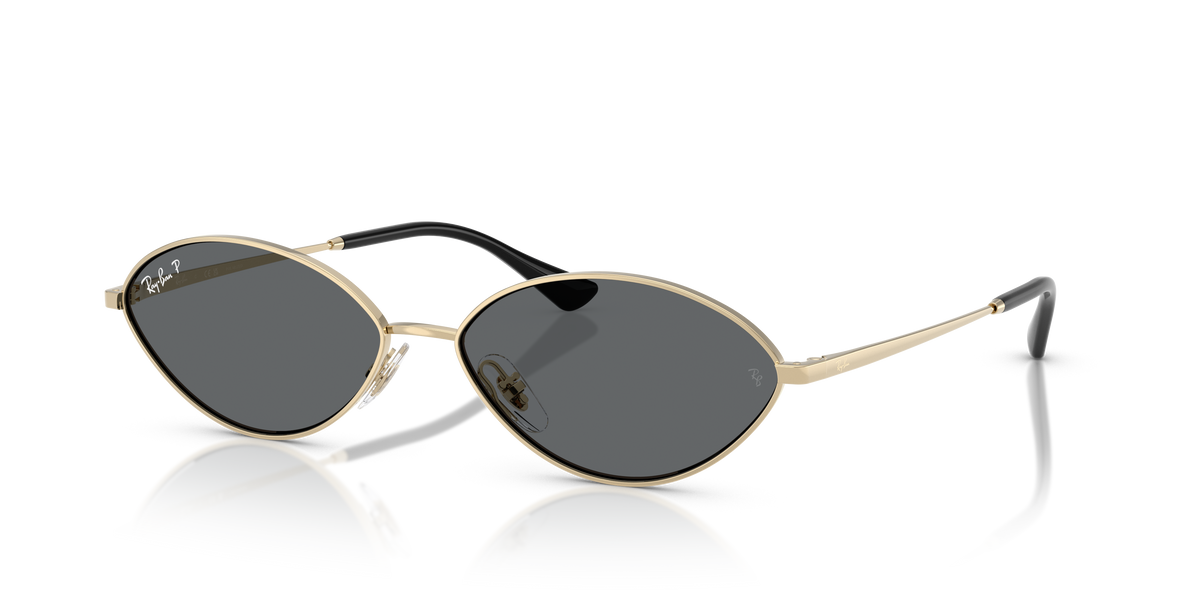 Ray-Ban® KAI PALE GOLD DARK GREY POLAR in Pale Gold