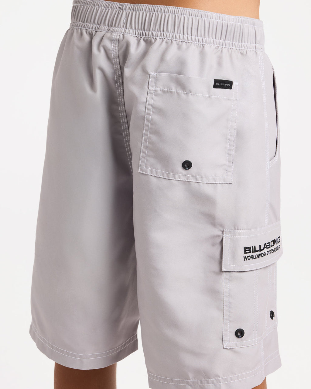 Billabong Boys 8-16 Throw On 19" Boardshorts in ASH