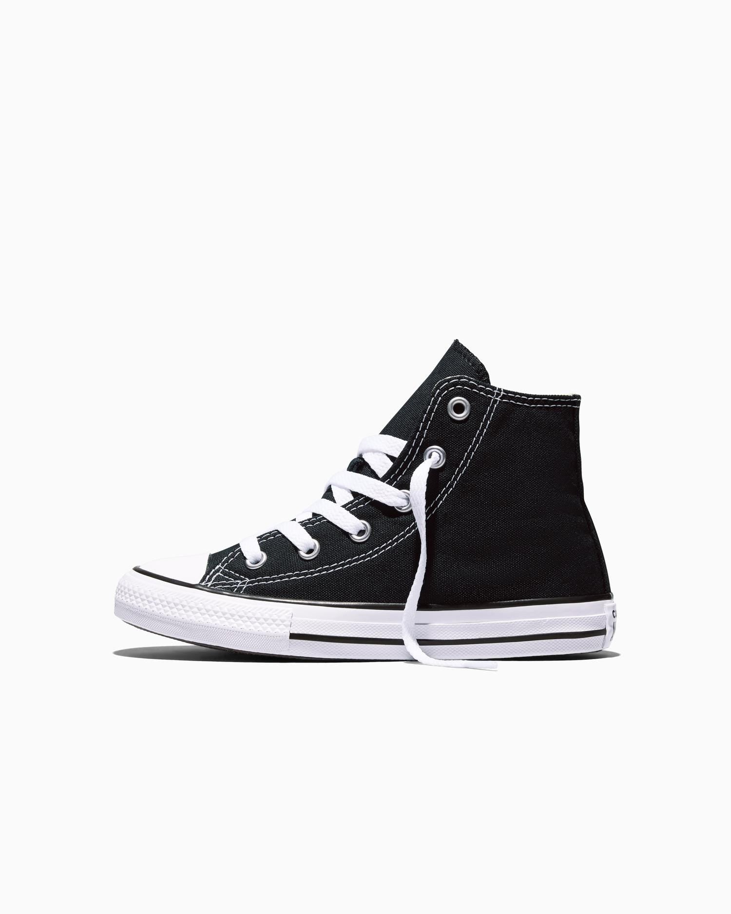 Converse Chuck Taylor All Star Junior High Top Black in Black