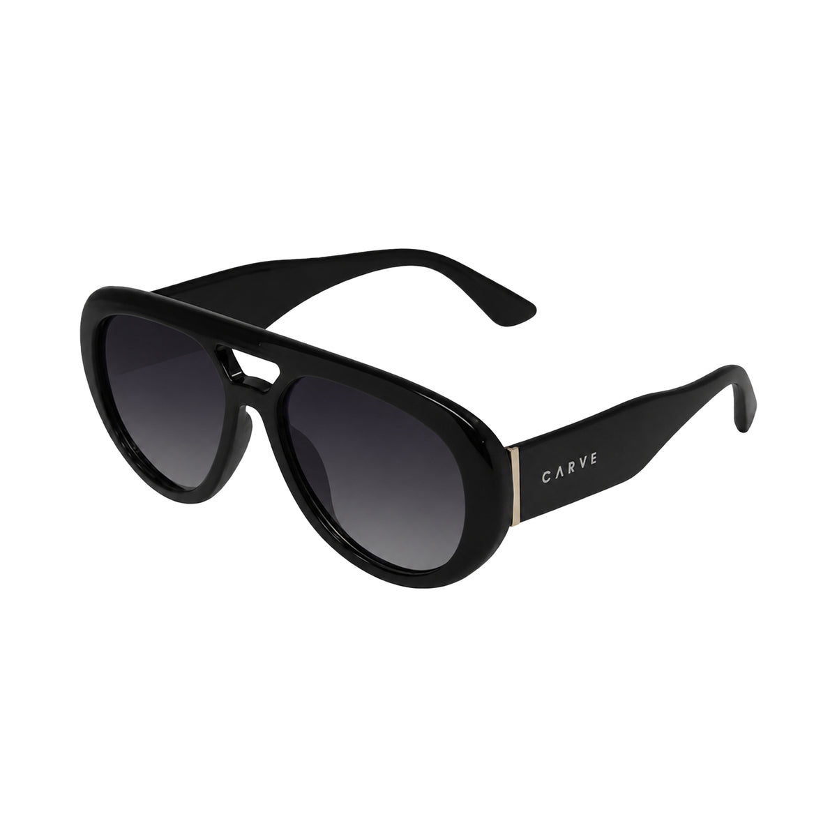 Carve PALOMA - GLOSS BLACK FRAME WITH GREY LENS in Single