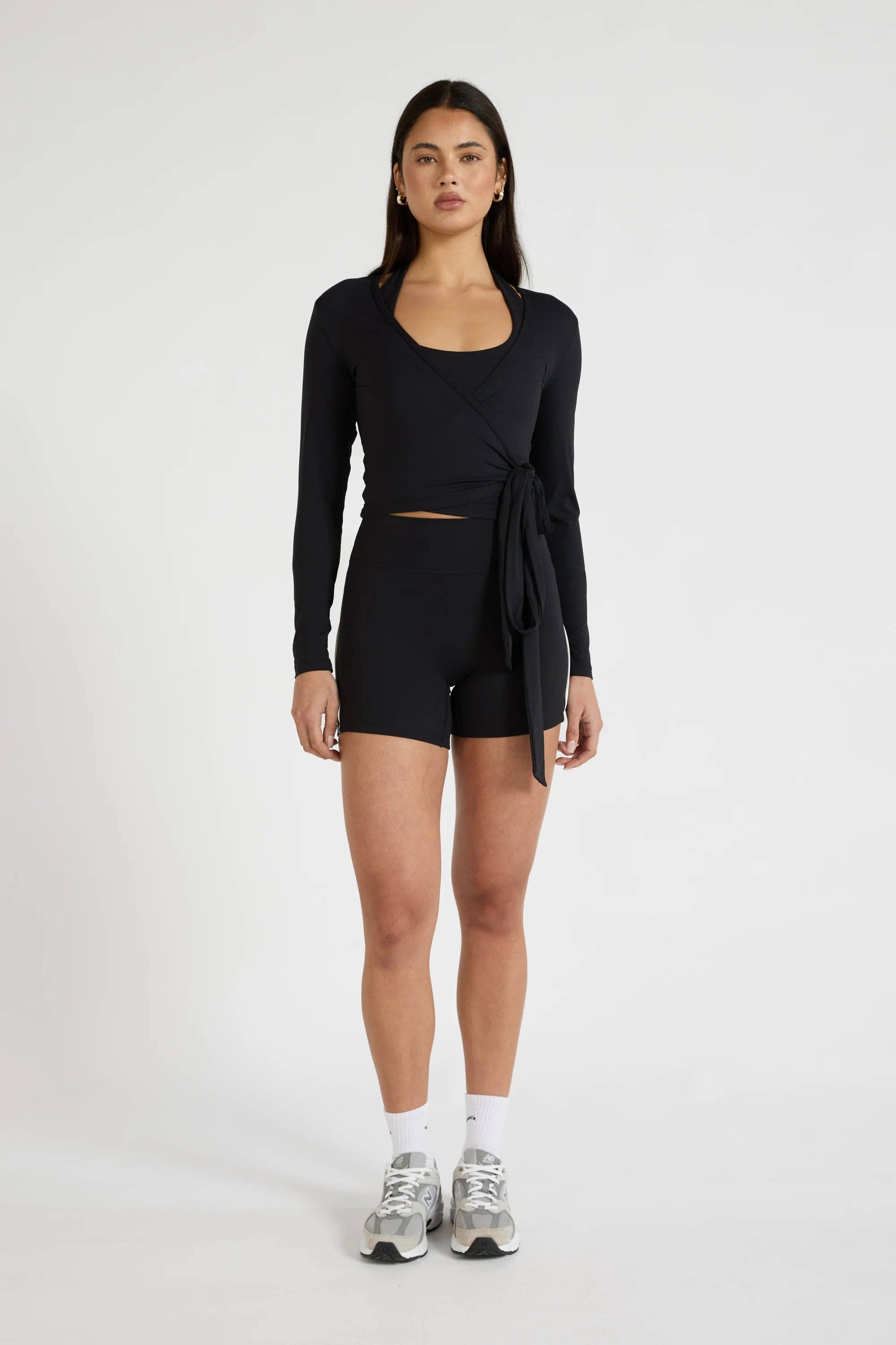 All Fenix Allfenix Cloudcore Lite Long Sleeve Wrap Top in Single