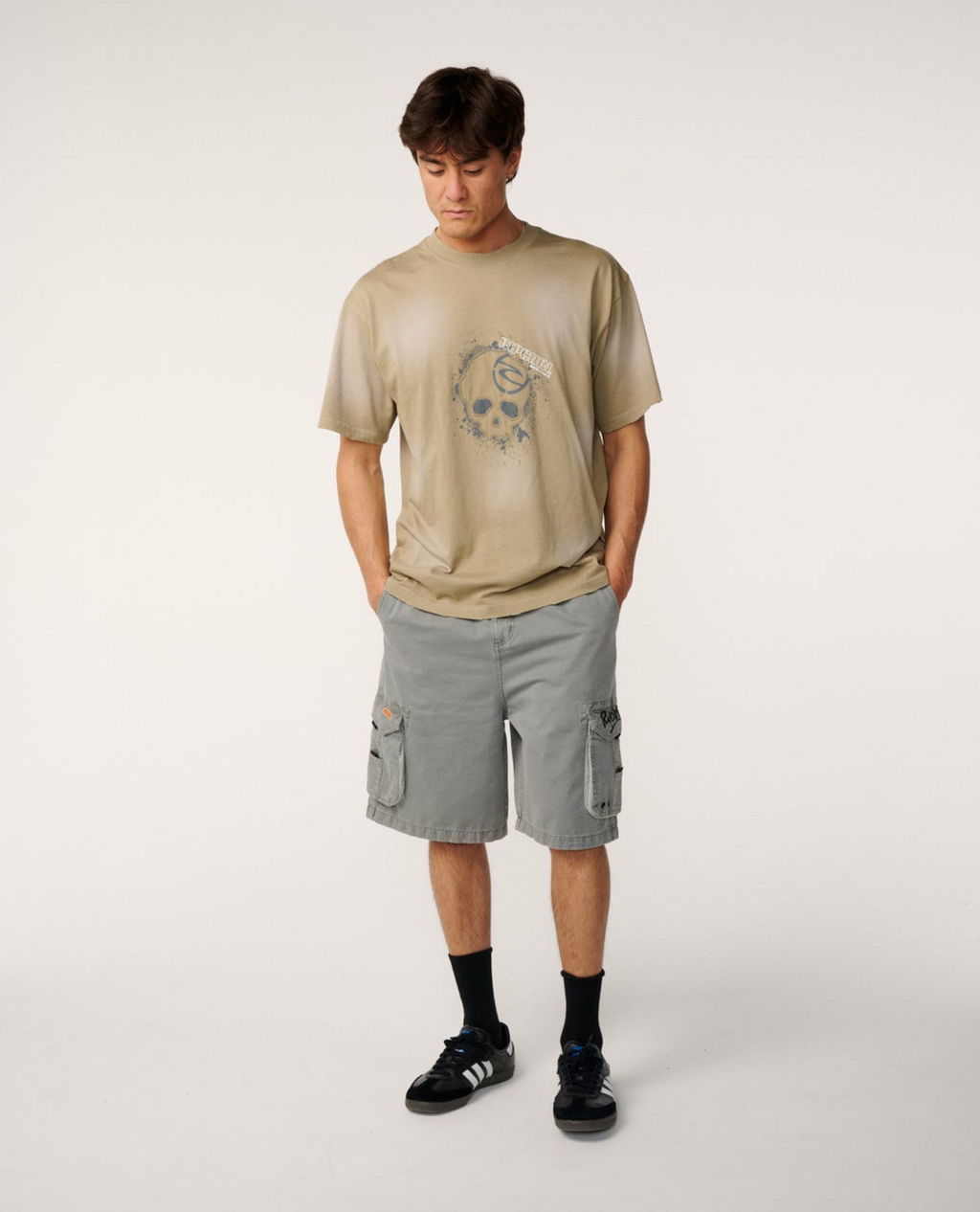Rip Curl Belted Easyfit 23" Walkshort in Steel Grey