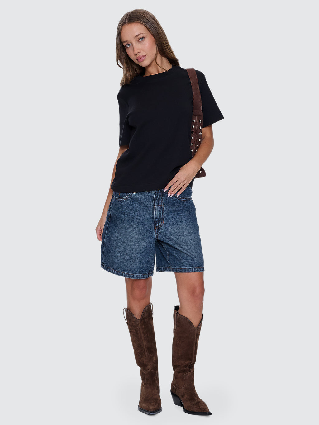 Thrills Co Essential Tee - Black in Black