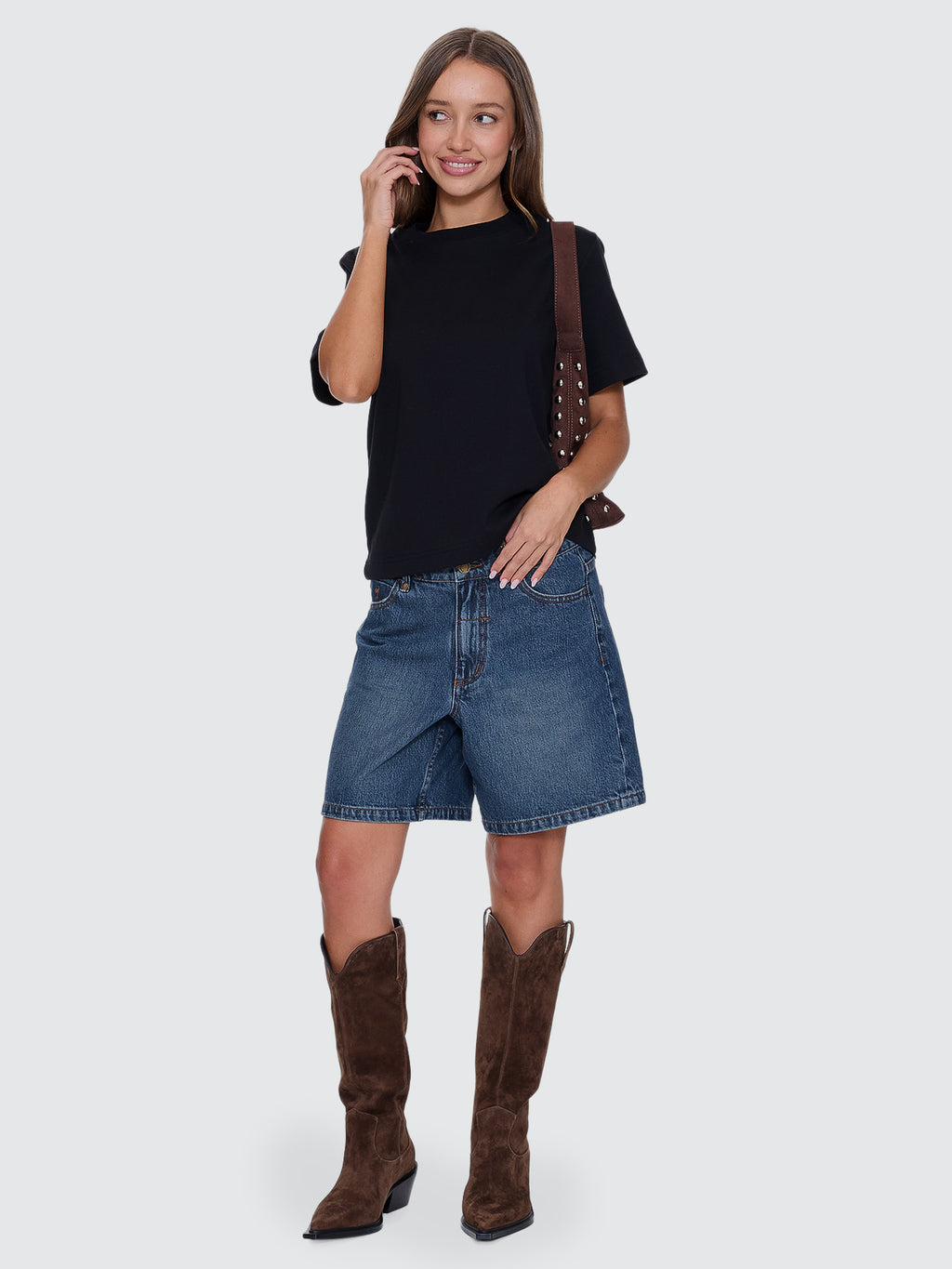 Thrills Co Essential Tee - Black in Black