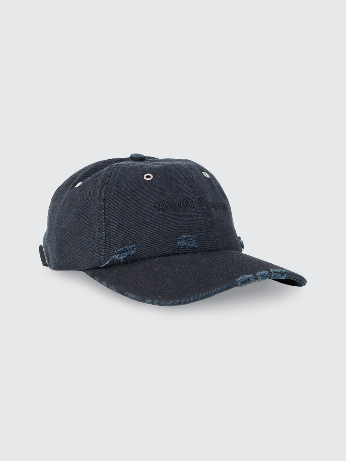Thrills Co Everything In Its Place 6 Panel Cap - Black in Black