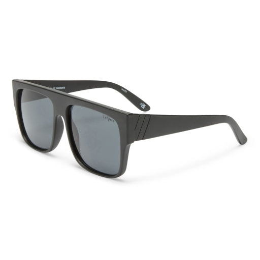 Le Specs BRAVADO MATTE BLACK in SMOKE MONO