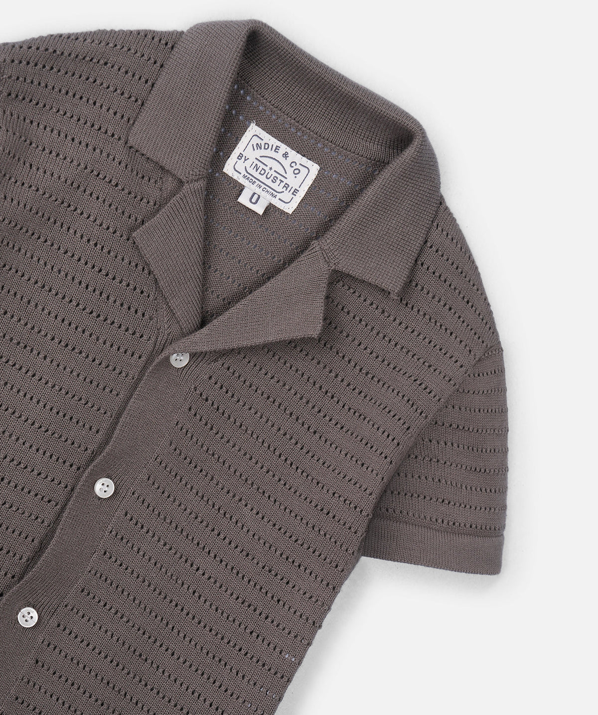 Indie Kids The Aman S/s Shirt - Bark in BARK 25