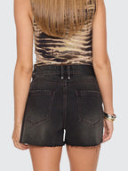 Thrills Co Sadie High Rise Micro Short - Licorice in Licorice