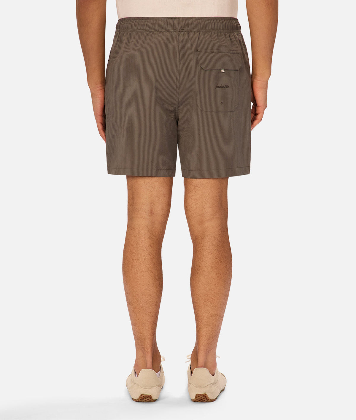 Industrie The New Seersucker Swim Short - Oregano in OREGANO