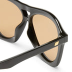 Le Specs DRIZZLE BLACK in LIGHT BROWN MONO