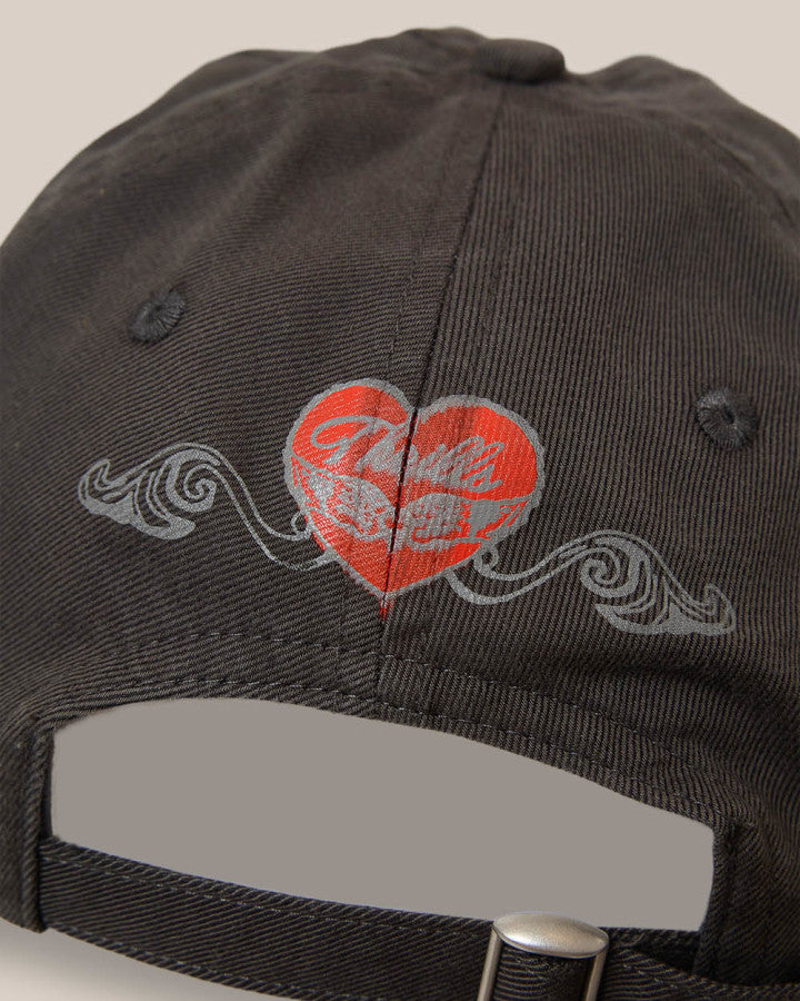 Thrills Feeling Lucky 6 Panel Cap - Merch Black in Merch Black