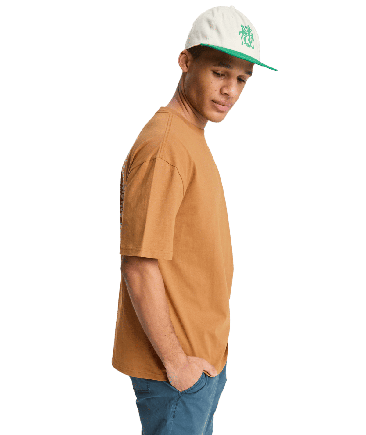 Quiksilver Mens Serenity Splash T-Shirt in Tobacco Brown