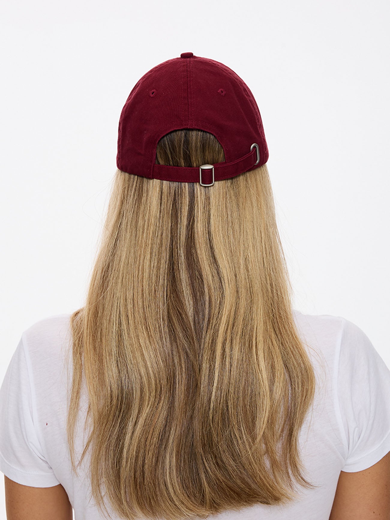 Thrills Co Flashback 6 Panel Cap - Cabernet Red in Cabernet Red