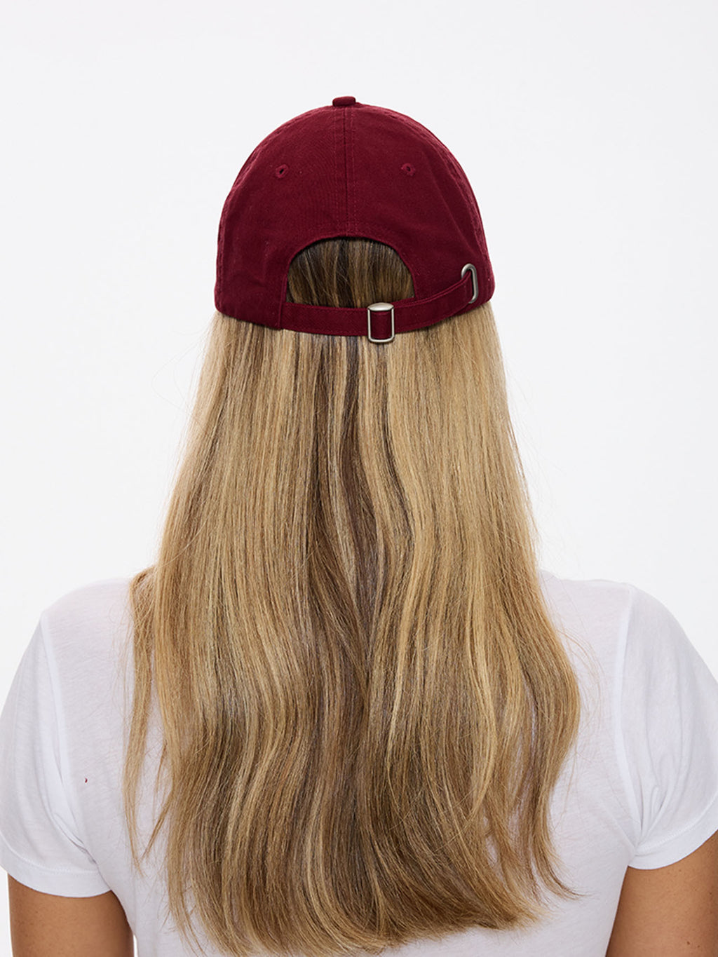 Thrills Co Flashback 6 Panel Cap - Cabernet Red in Cabernet Red