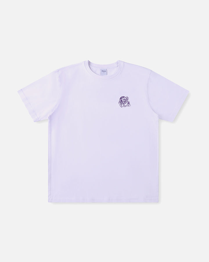 Rivvia Projects Happy Globe T-Shirt in WHITE