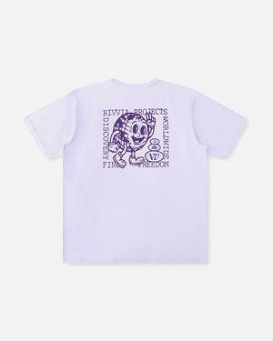 Rivvia Projects Happy Globe T-Shirt in WHITE