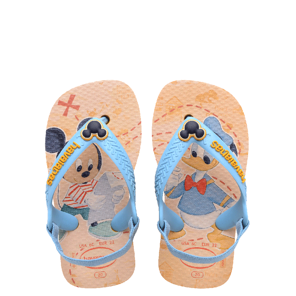 Havaianas Baby Disney Classics (Mickey & Pluto) Blue in Blue