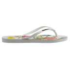 Havaianas Slim Flora White/White in White